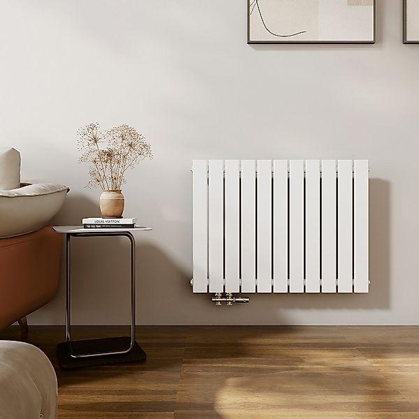 Emke Heizkörper 63x85cm 618W Weiß Flach Paneelheizkörper Horizontal Einlagi günstig online kaufen