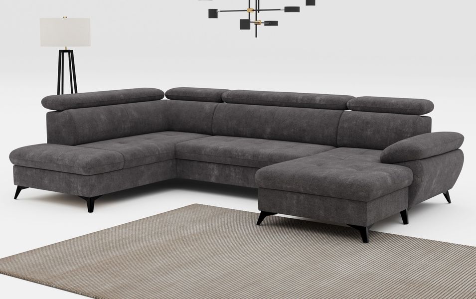 COTTA Wohnlandschaft Hudson U-Form, mit Kopfteilverstellung, günstig online kaufen
