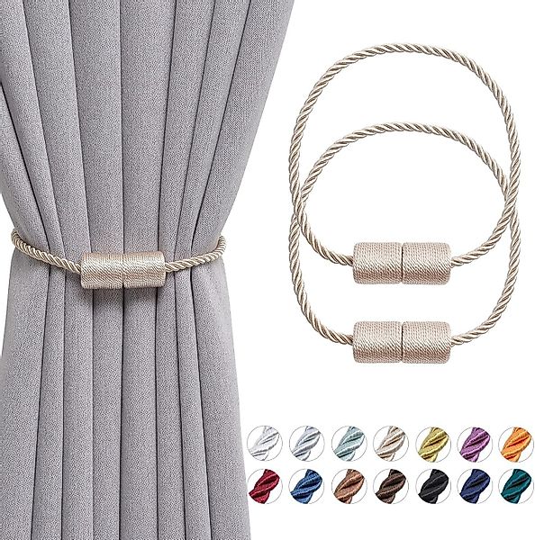 BYSURE Raffhalter, Magnetische Vorhangbänder im 2er-Pack günstig online kaufen