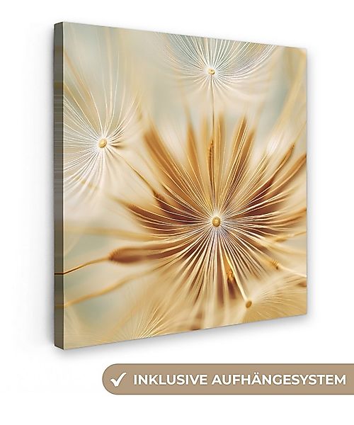 OneMillionCanvasses® Leinwandbild Löwenzahn - Beige - Abstrakt - Modern - N günstig online kaufen