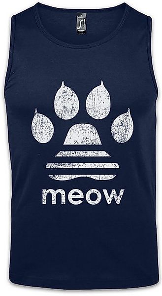 Urban Backwoods Tanktop Meow Ärmelloses T-Shirt Miau Katze Katzen Liebhaber günstig online kaufen