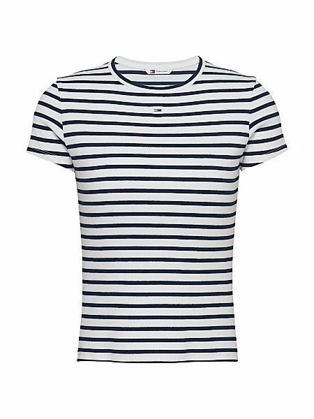 Tommy Jeans Curve T-Shirt "Slim Essential Rib", Große Größen günstig online kaufen