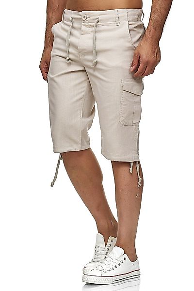 Reslad Leinenhose Reslad Leinen Cargo Shorts günstig online kaufen