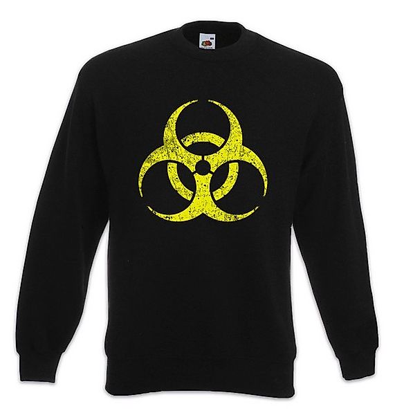 Urban Backwoods Sweatshirt Black Biohazard Vintage Symbol Sweatshirt Goth T günstig online kaufen