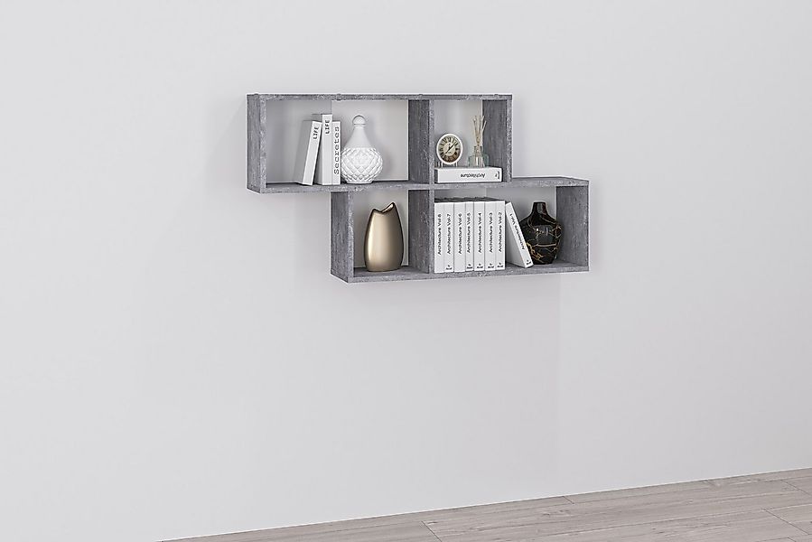 FMD Wandregal Nora, Regal kompakt für Bücher und Accessoires, 100 cm breit, günstig online kaufen