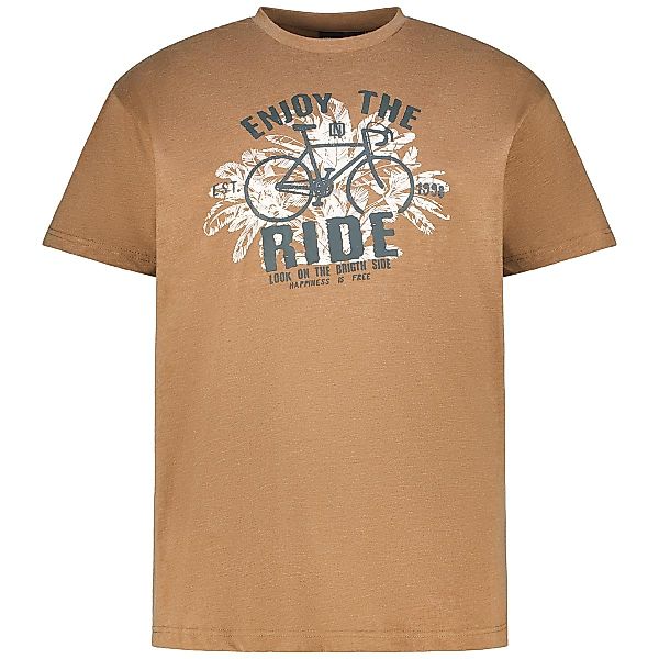 North T-Shirt mit Motiv-Print Farbe beige Größe: 8XL günstig online kaufen