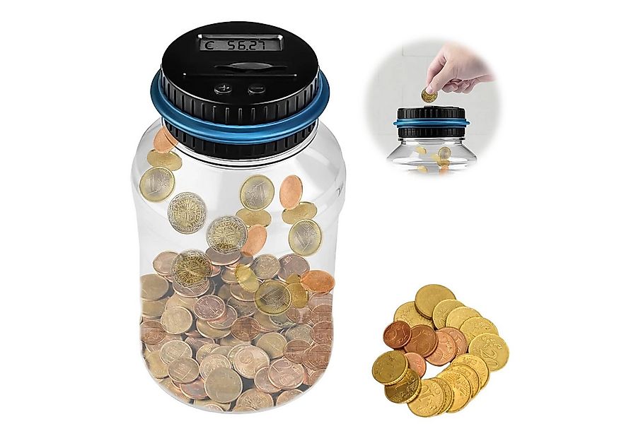 Senmudi Spardose Digitale Spardose mit Zähler, Automatische Spardose, (1.8L günstig online kaufen