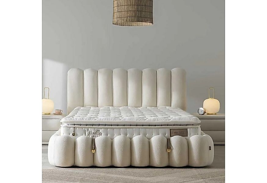 BAMBI YATAK Boxspringbett Set, Bambi Vanilla, Schlafzimmerbett, Matratze mi günstig online kaufen