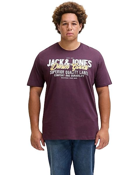 Jack & Jones PlusSize Print-Shirt Weites Shirt mit Printdruck (Spar-Set, 5e günstig online kaufen