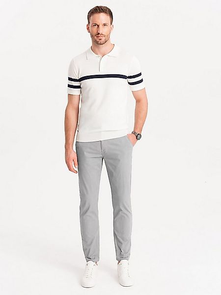 OMBRE Chinohose Chinohose mit Gürtelähnliche dekorative Paspel. günstig online kaufen