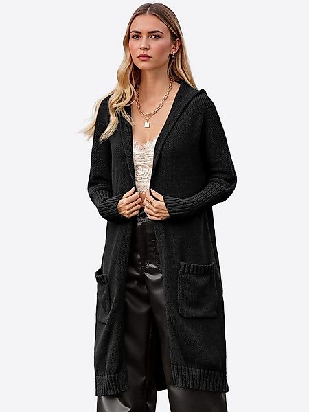 Imily Bela Cardigan Damen Long Cardigan mit Kapuze (Packung, 1-tlg., 1per-P günstig online kaufen