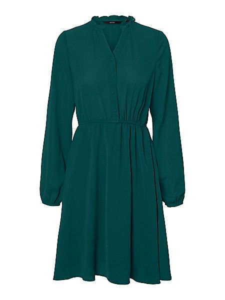 VERO MODA V-ausschnitt- Minikleid Damen Grün günstig online kaufen