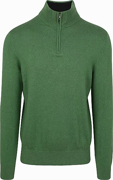 Steppin' Out Half-Zip Pullover Cotton Cashmere Grün - Größe M günstig online kaufen