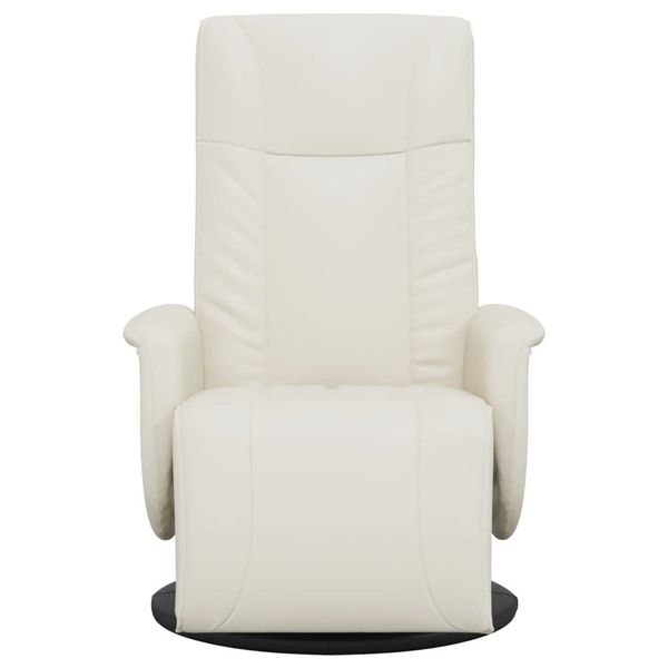 vidaXL Sessel Relaxsessel mit Fußteil Creme günstig online kaufen
