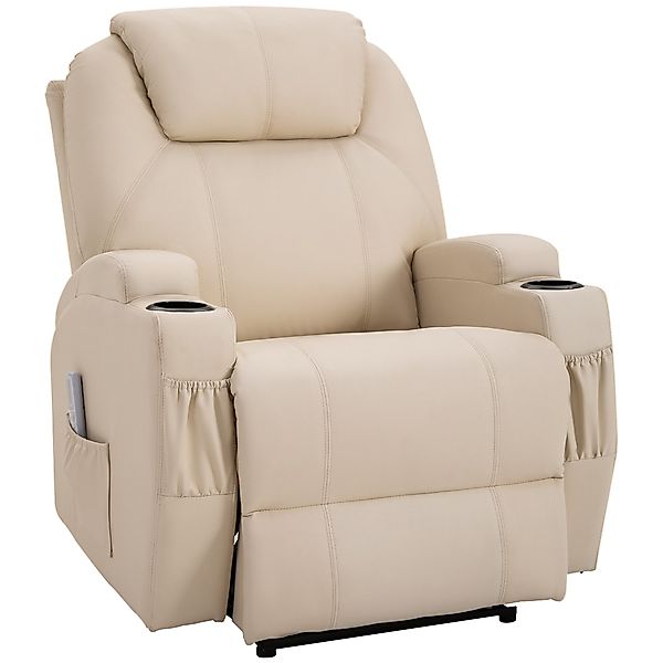 HOMCOM Massagesessel Massagefunktion, Liegefunktion, aus Kunstleder günstig online kaufen