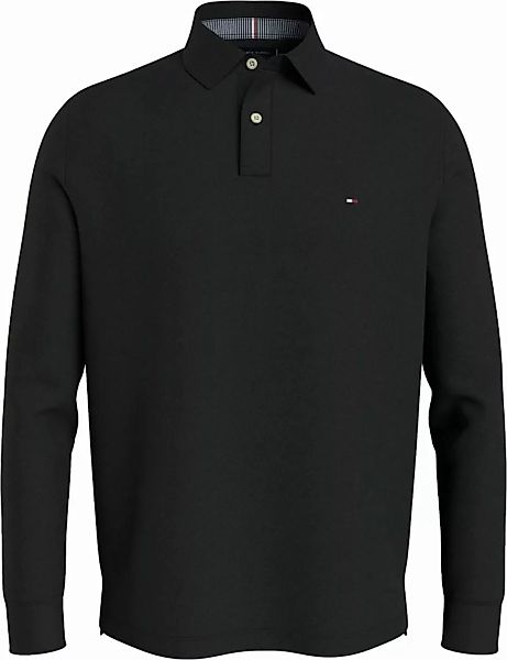 Tommy Hilfiger Big and Tall Polo Shirt Langarm Schwarz - Größe XXL günstig online kaufen