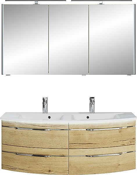 Saphir Badmöbel-Set Badezimmer-Set 133,2 cm breit, günstig online kaufen