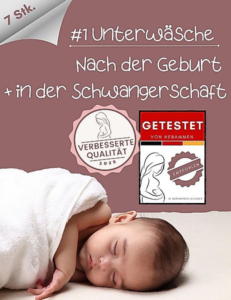 Mrs. Mum Funktionsunterhose Wochenbett Unterwäsche I Postpartum Unterwäsche günstig online kaufen