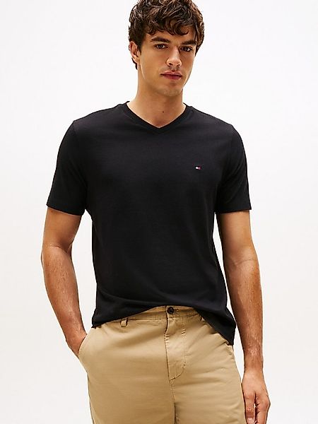 Tommy Hilfiger V-Shirt ESSENTIAL V-NECK unifarben, casual, regular fit, Bau günstig online kaufen