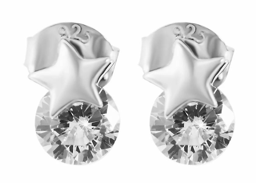 Adelia´s Paar Ohrhänger "Damen Ohrringe – Ohrstecker aus 925 Silber mit Zir günstig online kaufen