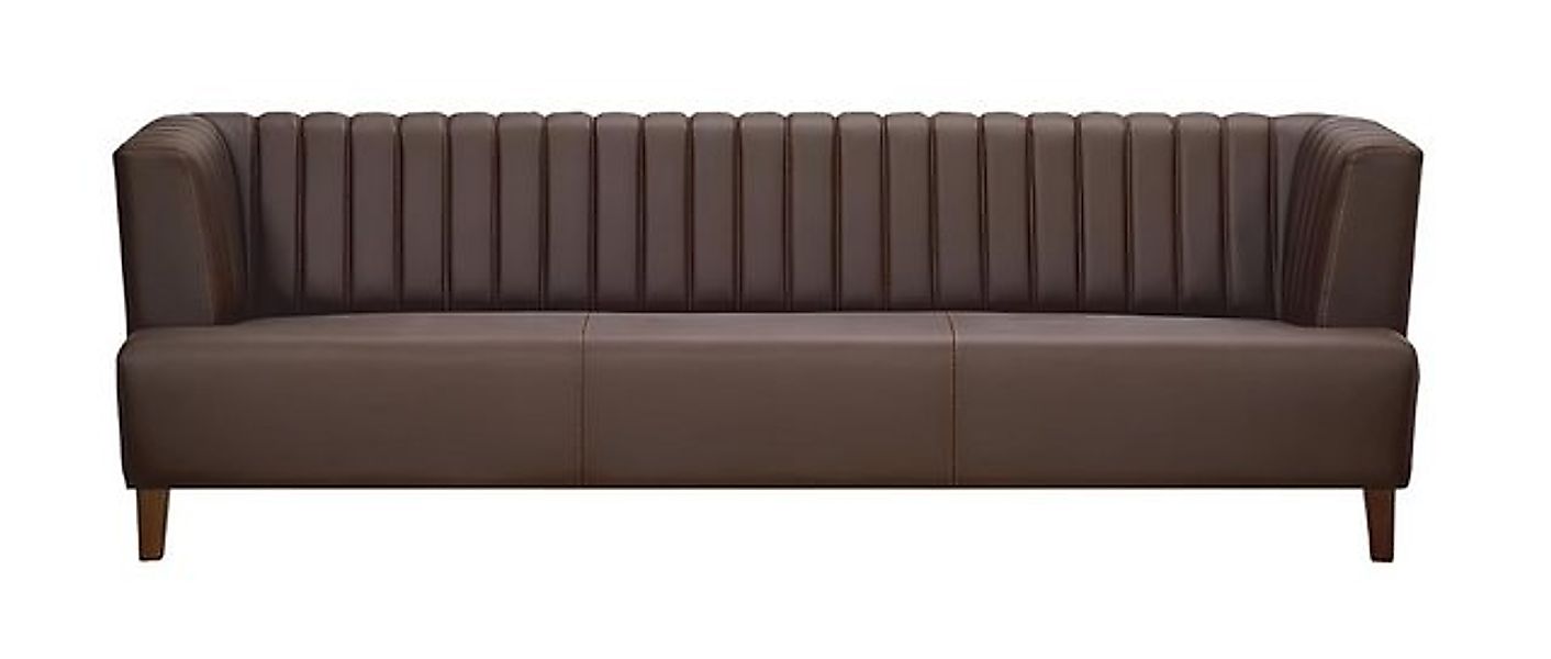 JVmoebel 3-Sitzer Luxus 3 Sitzer Designer Sofa Polster Leder Büromöbel Stof günstig online kaufen