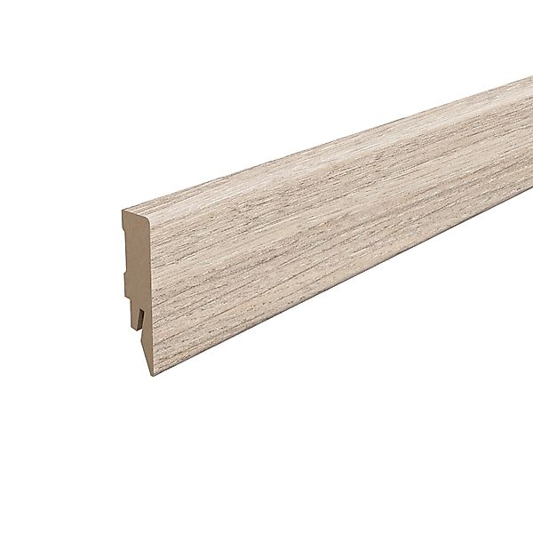 Egger Sockelleiste L629 Kubisch für Fußboden Eiche 6 cm Amiens Hell günstig online kaufen