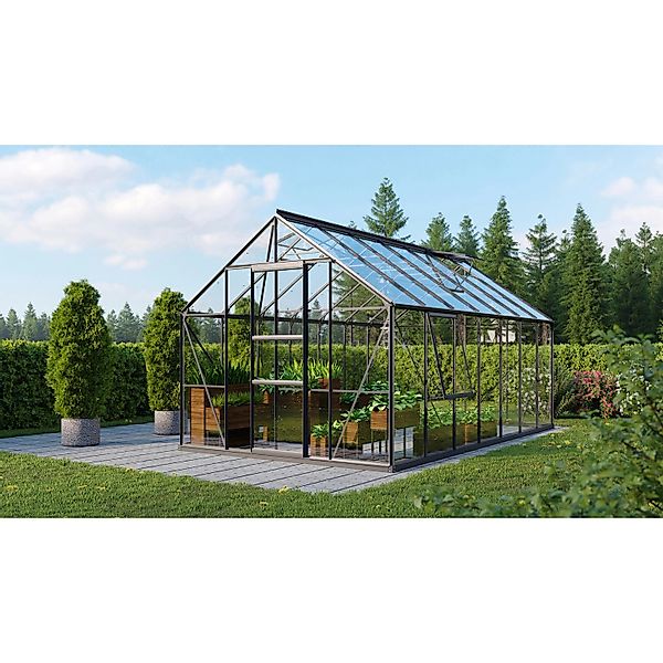 Vitavia Gewächshaus Meridian 11500 Schwarz 11,5 m² günstig online kaufen