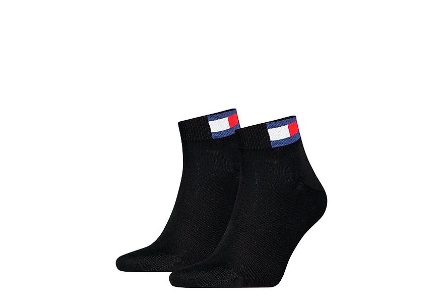 Tommy Hilfiger Kurzsocken TH UNI TJ QUARTER 2P FLAG (2 Paar) Verstärkte Fer günstig online kaufen