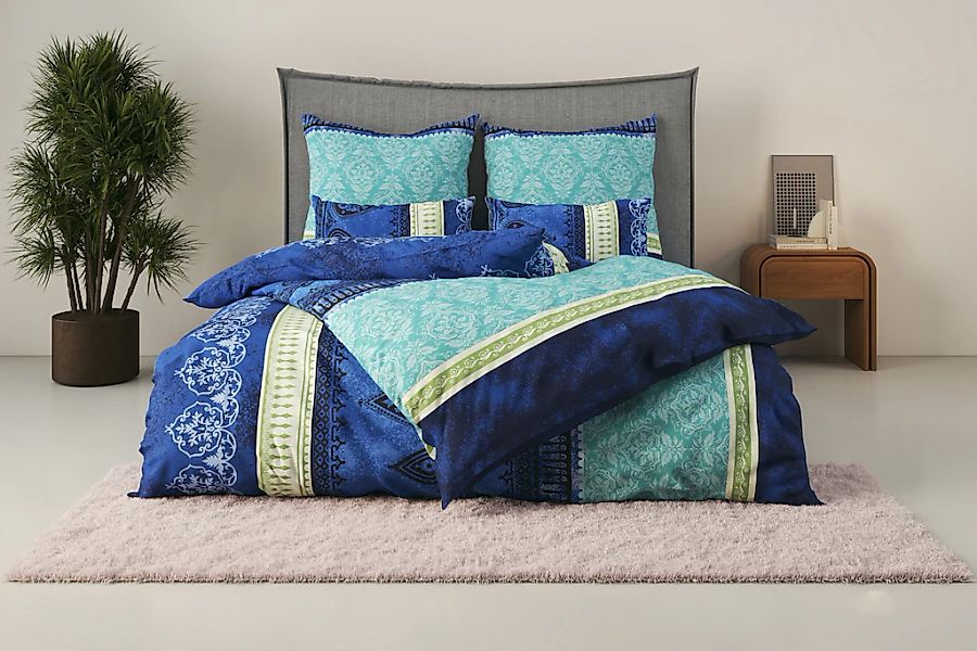 Home affaire Bettwäsche "Sonnenham" 2 tlg. in Gr. 135x200 oder 155x220 cm, günstig online kaufen