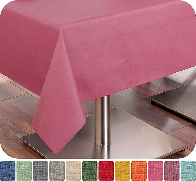 Beautex Tischdecke Tischdecke Tischläufer Leinen Struktur aus Baumwolle abw günstig online kaufen