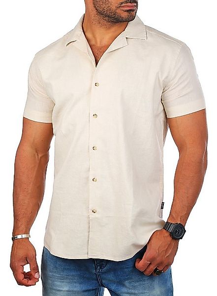 CARISMA Kurzarmhemd Herren Leinen Baumwoll Mix Casual Hemd 9212 Regular Kur günstig online kaufen