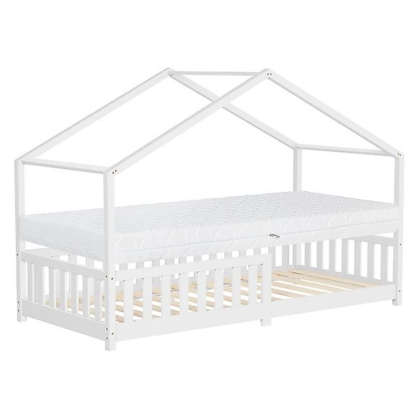 ML-DESIGN Spielbett Hausbett Kinderbett inkl. Lattenrost günstig online kaufen