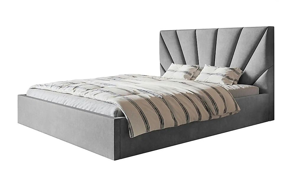 Polsterbett mit Stauraum Sleaford ¦ grau ¦ Maße (cm): B: 148 H: 90 Betten > günstig online kaufen