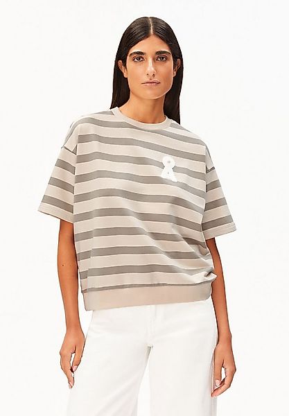 Armedangels Sweatshirt BAMIKAA STRIPE 100% Bio-Baumwolle Oversized Fit günstig online kaufen