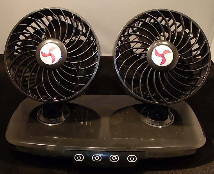 Wehmann Tischventilator Doppelventilator Autoventilator, Touchsensor Luxus günstig online kaufen