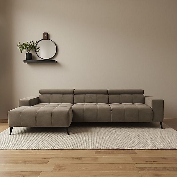 DOMO collection Ecksofa »Trento L-Form, mit Kufenfuß oder Einzelfuß« wahlwe günstig online kaufen