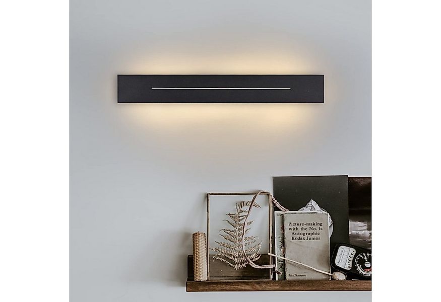 Nettlife LED Wandleuchte LED Wandleuchte 100cm Schwarz warmweiß schlanke, L günstig online kaufen