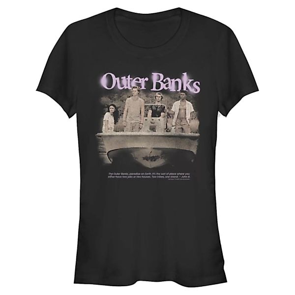Netflix - Outer Banks - Gruppe OBX Spraypaint - Frauen T-Shirt günstig online kaufen