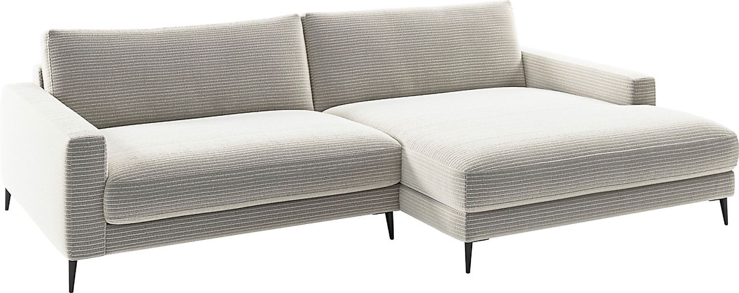 INOSIGN Ecksofa »Downtown, B/T/H: 272/190/84 cm L-Form« weicher Sitzkomfort günstig online kaufen