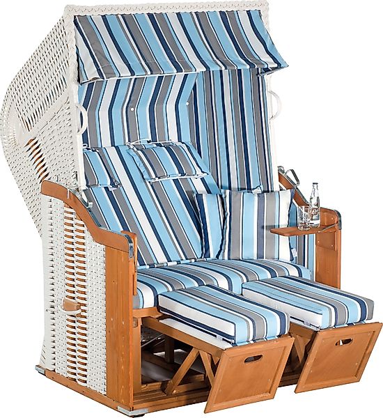 SunnySmart Strandkorb »Rustikal 250 Plus, TOPSELLER!« 2-Sitzer, komplett mo günstig online kaufen