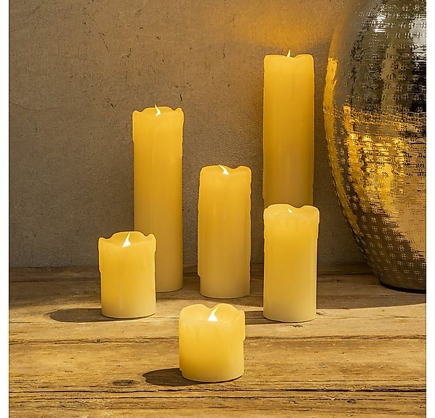 Haushalt International LED-Kerze Flammenlose LED Kerzen, 6er Set 55047, mit günstig online kaufen