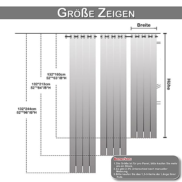 BTTO V&G Vorhang Gardine Sternen, Vorhang günstig online kaufen