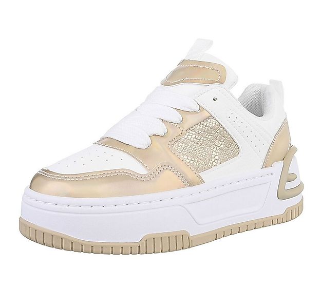 Ital-Design Damen Low-Top Freizeit Sneaker (88828457) Keilabsatz/Wedge Snea günstig online kaufen