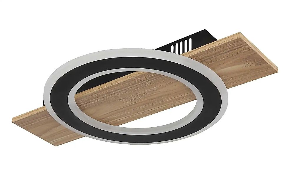 Globo Lighting Deckenleuchte   ¦ holzfarben ¦ Maße (cm): B: 44 H: 5,2 Lampe günstig online kaufen