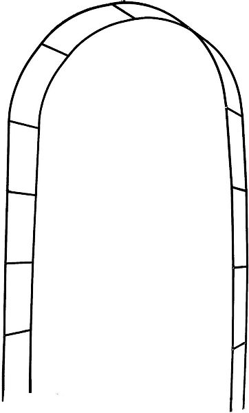 Defactoshop Rosenbogen Rosenbogen Rosensäule Gartenbogen Rankgitter günstig online kaufen