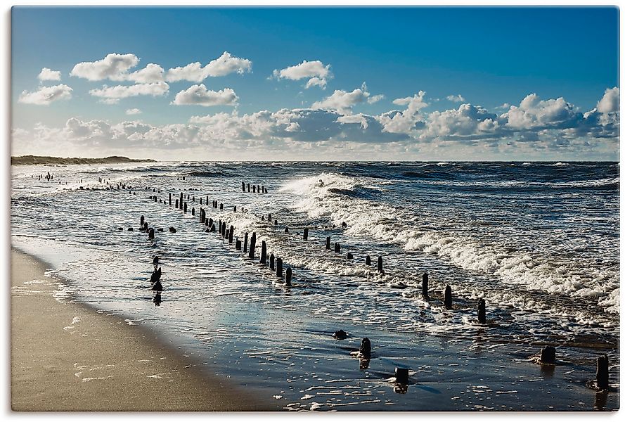 Artland Wandbild »An der Küste der Ostsee«, Küste, (1 St.), als Alubild, Ou günstig online kaufen