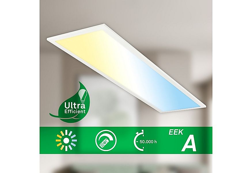 Briloner Leuchten Deckenleuchte LED Panel ultraflach versch. Varianten, CCT günstig online kaufen