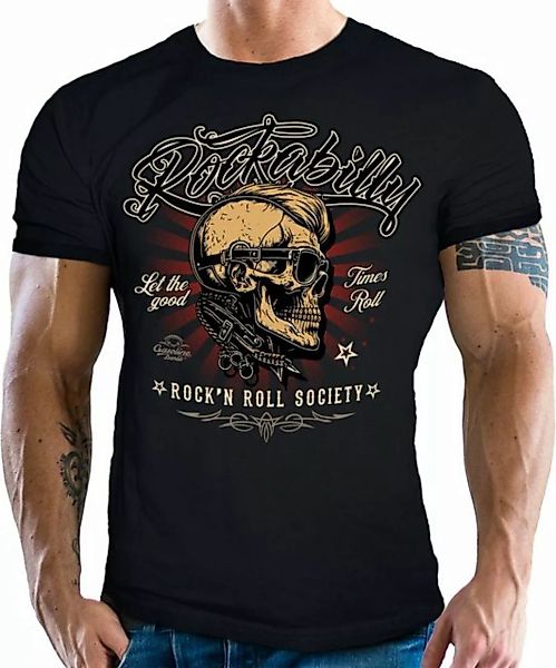 GASOLINE BANDIT® T-Shirt für Rockabilly Fans: Rock'n Roll Society günstig online kaufen