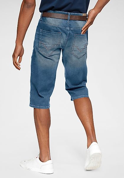 H.I.S Jeansbermudas "HANTZ", (Set, 2 tlg., mit abnehmbarem Gürtel), gerader günstig online kaufen