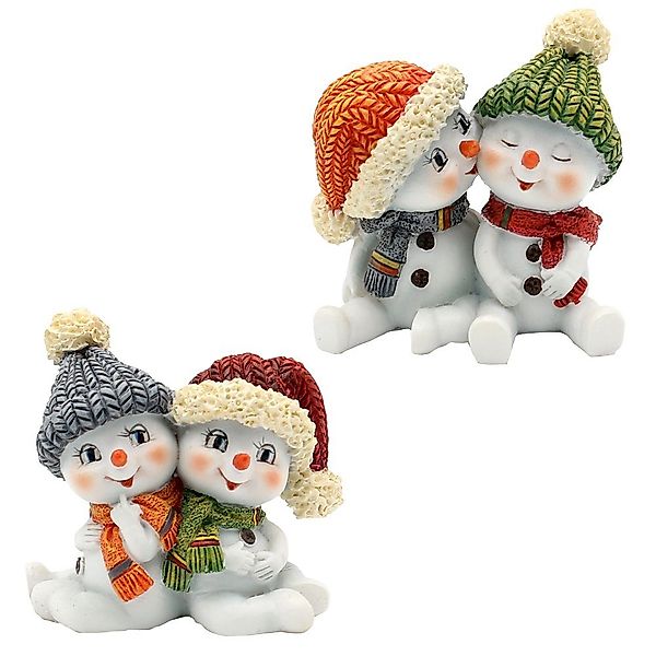 Dekohelden24 Dekofigur Schneekinderpaar als 2er Set, günstig online kaufen